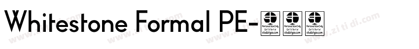 Whitestone Formal PE字体转换